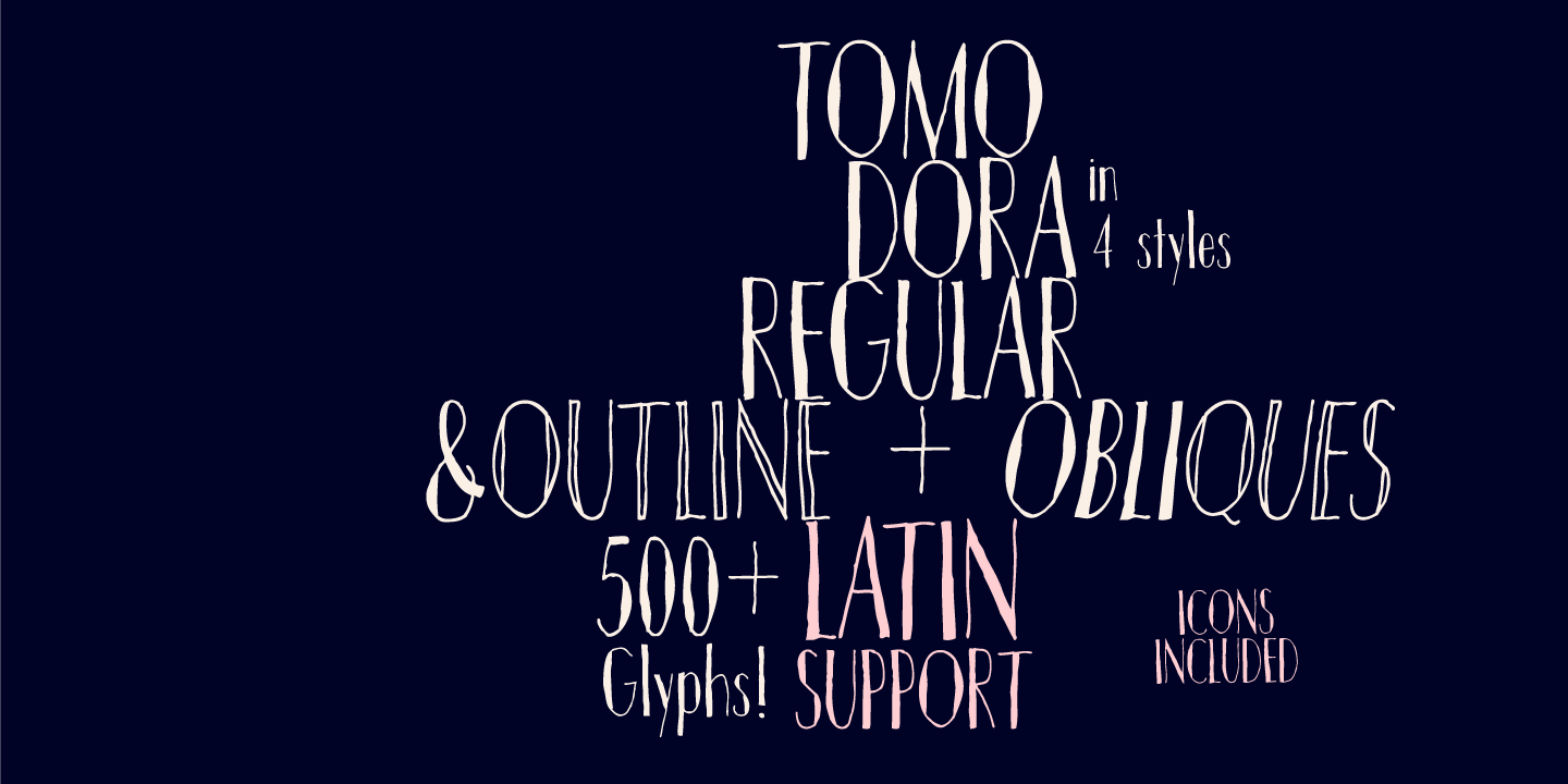 TOMO Dora Sans Regular Font preview